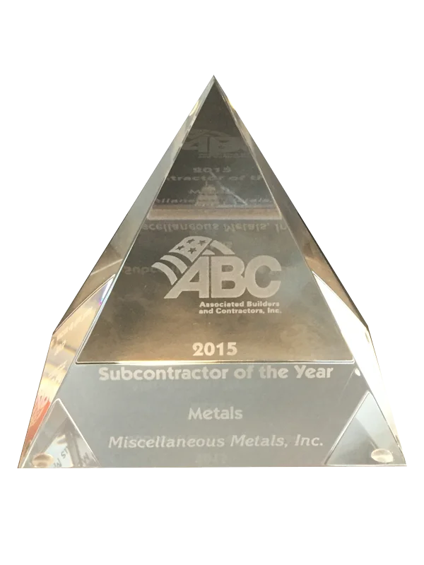 2015 subcontractor of the year
