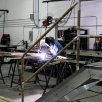 Aluminum Rails and Stair